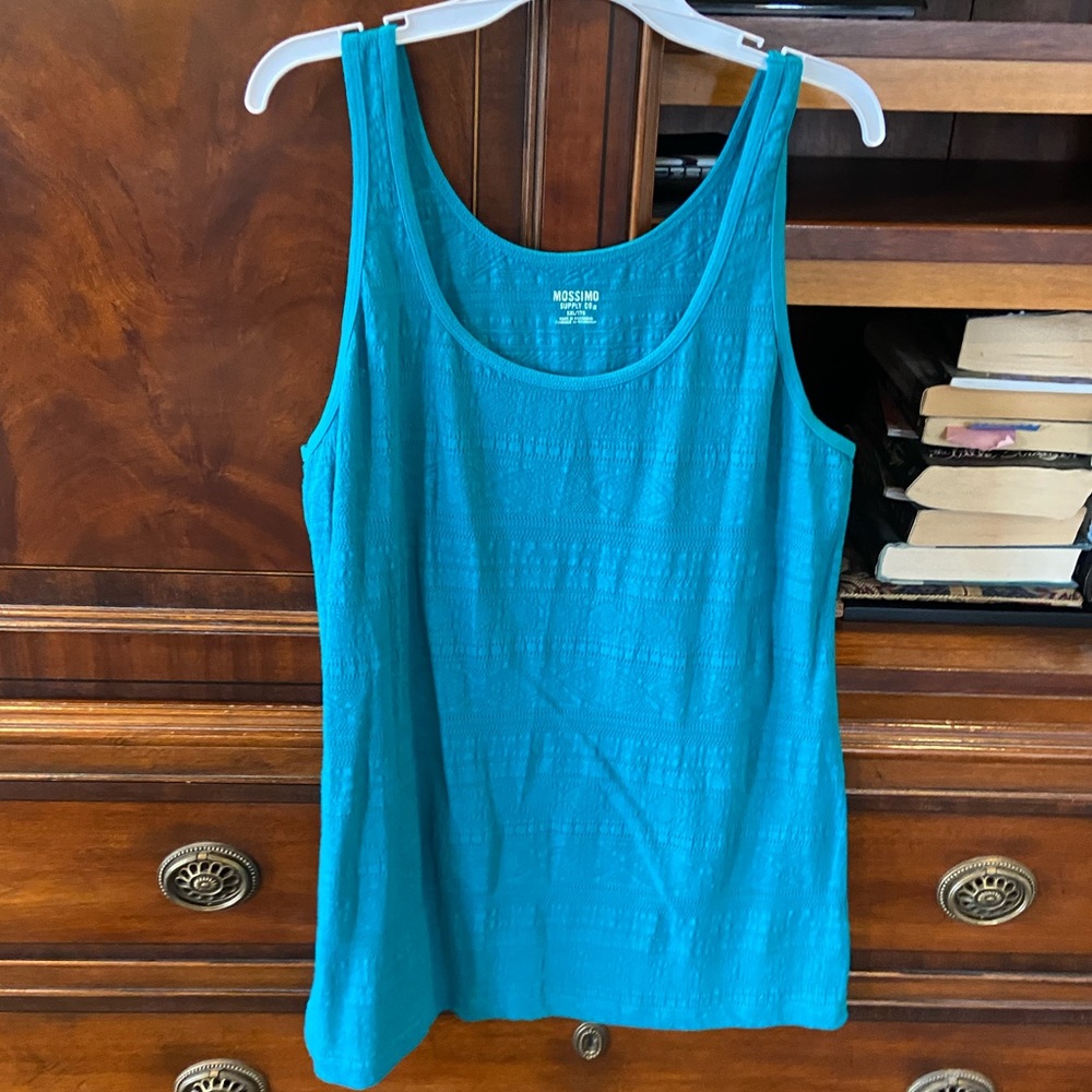 Mossimo Turquoise Tank Top size XXL